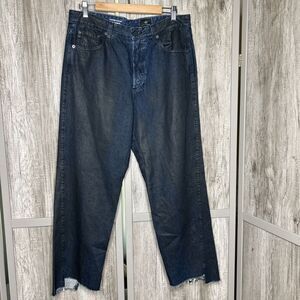 AG Adriano Goldschmied Twisted Alexxis High Rise Vintage Fit Raw Hem Size 32